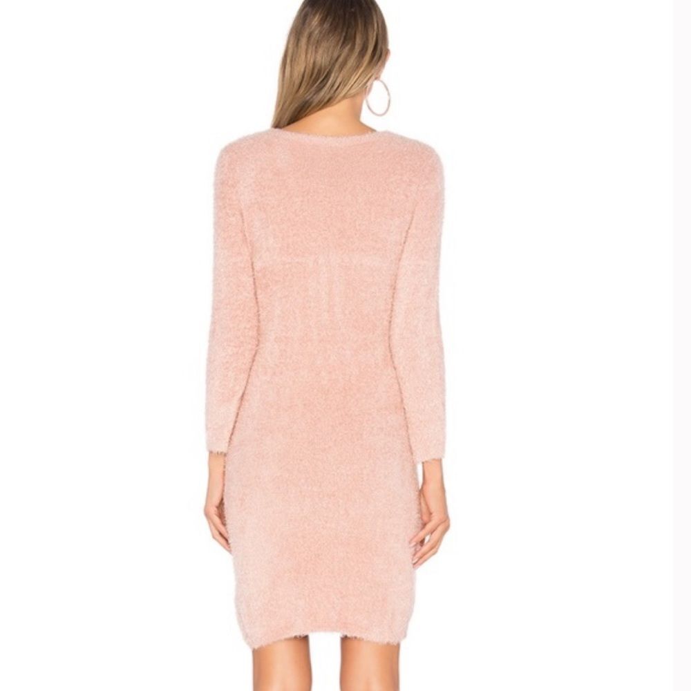 JACK by BB Dakota Valencia BodyCon Dress in Misty Rose Valentine’s Day Soft Cozy - Picture 5 of 9